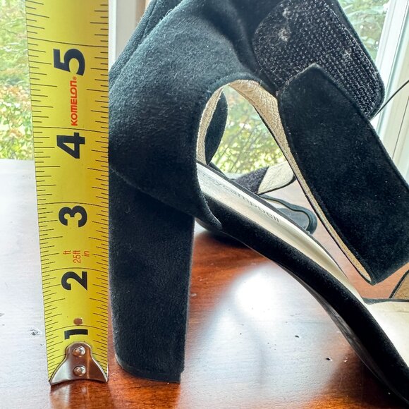 Jeffery Campbell Lindsay Black Suede Heels - Picture 10 of 10